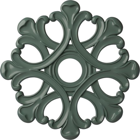 Ekena Millwork Angel Ceiling Medallion (Fits Canopies up to 4 3/8"), 20 7/8"OD x 3 5/8"ID x 1"P, Cloud Burst CM20ANCBF